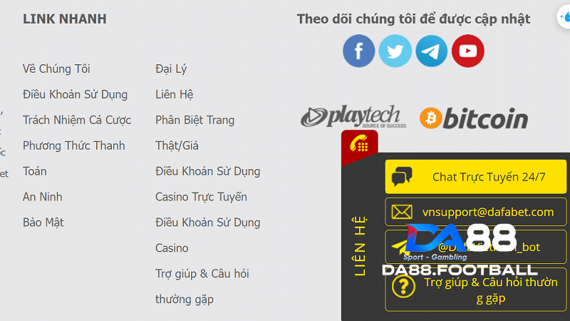 Dafabet - Niềm kiêu hãnh của giới giải trí cá cược 5 Đội ngũ nhân viên chăm sóc khách hàng luôn hỗ trợ người chơi