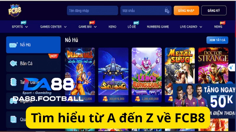 Đến với FCB8 để trải nghiệm không gian cá cược thể thao đỉnh cao